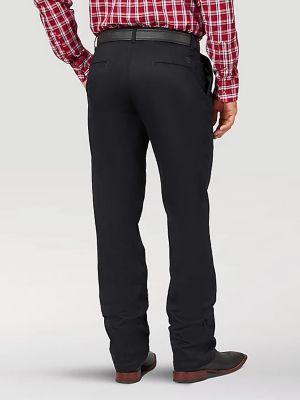 Image showing 1 th Wrangler Men's Relaxed Fit High-Rise Casual Pleated Pants