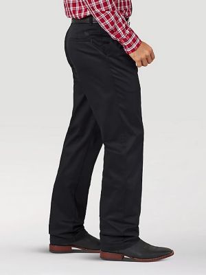 Image showing 2 th Wrangler Men's Relaxed Fit High-Rise Casual Pleated Pants
