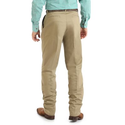 Image showing 1 th Wrangler Men's Relaxed Fit High-Rise Casual Pleated Pants
