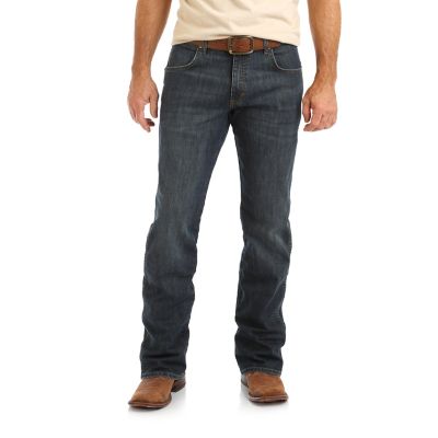 Image showing  Men's Relaxed Fit Mid-Rise Retro Bootcut Jeans