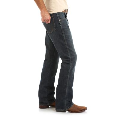 Image showing  Men's Relaxed Fit Mid-Rise Retro Bootcut Jeans