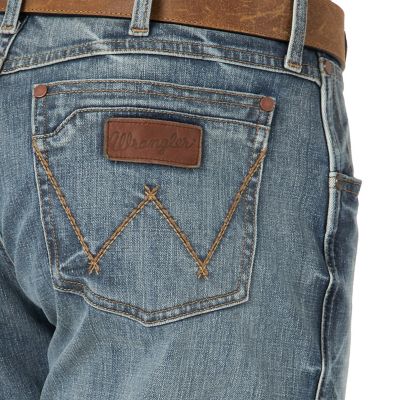 Image showing 3 th Wrangler Men's Relaxed Fit Mid-Rise Retro Bootcut Jeans