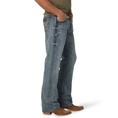 Image showing 2 th Wrangler Men's Relaxed Fit Mid-Rise Retro Bootcut Jeans