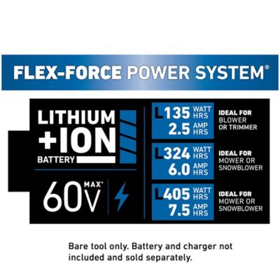 Image showing  60V MAX Flex-Force 5.4 Amp Lithium-Ion Battery Rapid Charger