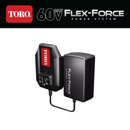 Toro 60V Max 1.0A Flex-Force Power System Lithium-Ion Battery Charger Mower Batteries