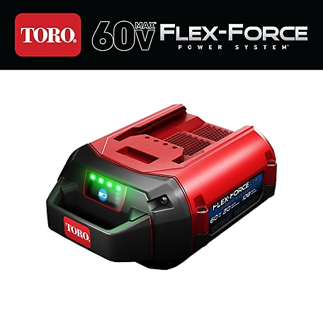 Toro Flex-Force Power System 60-Volt Max 2.0 Ah Lithium-Ion L108 Battery, 88620
