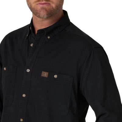 Image showing  Men's Riggs Workwear Twill Long-Sleeve Work Shirt