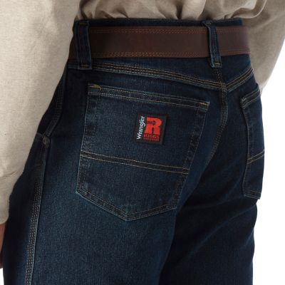 Image showing 4 th Wrangler Men's Relaxed Fit Riggs Workwear Advanced Comfort Work Jeans
