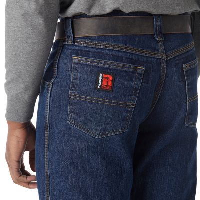 Image showing 4 th Wrangler Men's Relaxed Fit Riggs Workwear Advanced Comfort Work Jeans