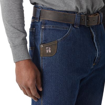 Image showing 3 th Wrangler Men's Relaxed Fit Riggs Workwear Advanced Comfort Work Jeans