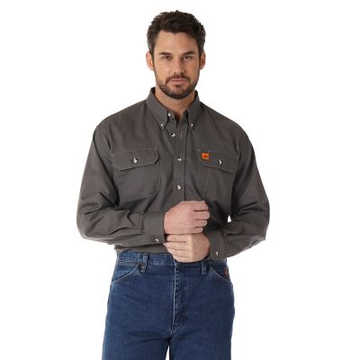 Wrangler Men's FR Flame-Resistant Riggs Workwear Work Shirt