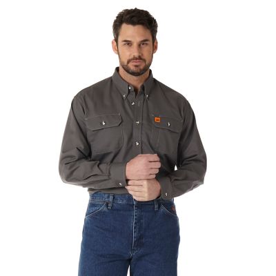 Wrangler Men's FR Flame-Resistant Riggs Workwear Work Shirt Fits great, very stylish