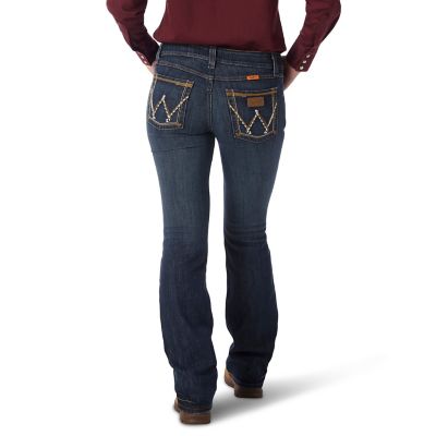 Image showing 1 th Wrangler Women's FR Flame-Resistant Classic Fit Mae Retro Bootcut Work Jeans
