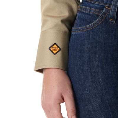 Image showing  FR Flame Resistant Long Sleeve Solid Shirt