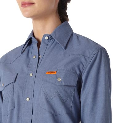 Image showing  FR Flame Resistant Long Sleeve Solid Shirt