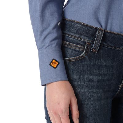 Image showing  FR Flame Resistant Long Sleeve Solid Shirt
