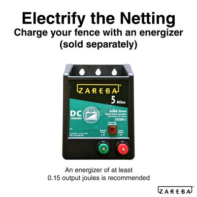 Image showing  82 ft. x 48 in. Electrified Poultry Netting