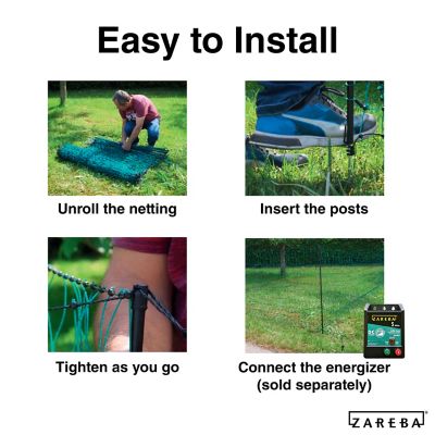 Image showing 5 th Zareba 82 ft. x 48 in. Electrified Poultry Netting