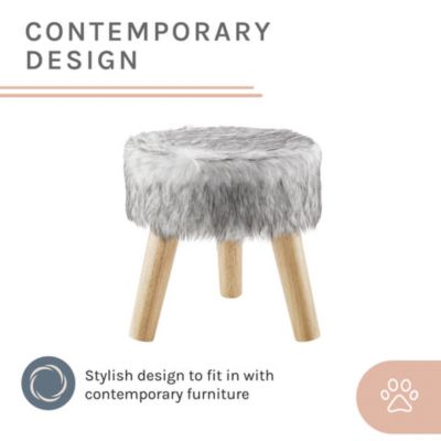 Image showing 5 th Sam's Pets 13 in. Chauncy Cat Tree, White