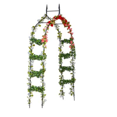 Image showing  Machrus Garden Arch Trellis, Decorative Flower Garden Arbor Lawn Patio Entrance