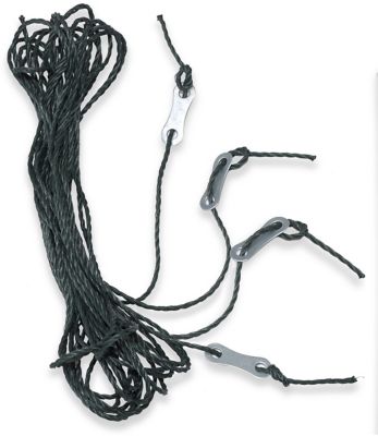 Image showing  Machrus Ogrow Deep Fastening Iron Greenhouse Anchor Kit-, Set of 4 Anchors and Ropes