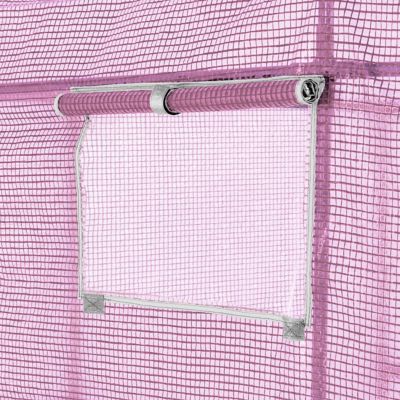 Image showing  Machrus Ogrow 2-Tier 12-Shelf Premium Pe Greenhouse Replacement Cover for Your Outdoor Walk in Greenhouse