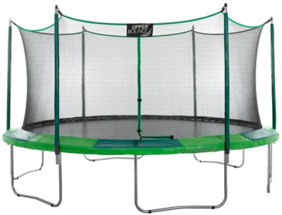 Image showing  Machrus 15 ft. Round Backyard Trampoline Set with Safety Enclosure System