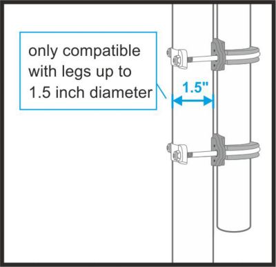 Image showing  Machrus 12 ft. Inside Installation Trampoline Enclosure Set Including Net, 6 pole, Caps & Pole Foam Sleeves