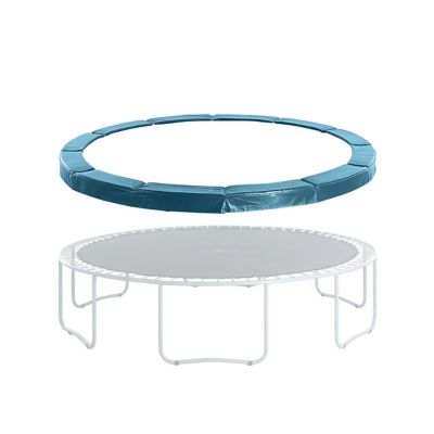 Upper Bounce Machrus Trampoline Super Spring Cover - 11 ft. Safety Pad, Fits Round Trampoline Frame, Aqua