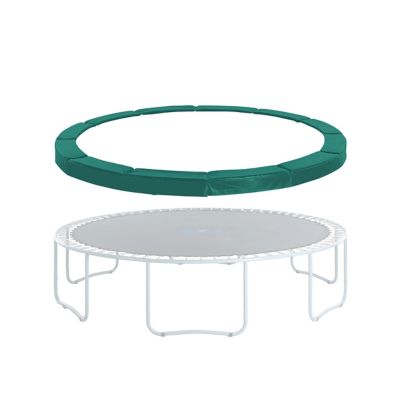 Upper Bounce Machrus Trampoline Super Spring Cover - 13 ft. Safety Pad, Fits Round Trampoline Frame, Green
