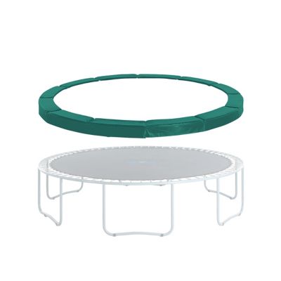 Upper Bounce Machrus Trampoline Super Spring Cover - 13 ft. Safety Pad, Fits Round Trampoline Frame, Green