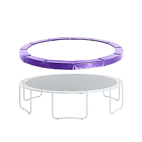 Upper Bounce Machrus Trampoline Super Spring Cover - 9 ft. Safety Pad, Fits Round Trampoline Frame, Purple