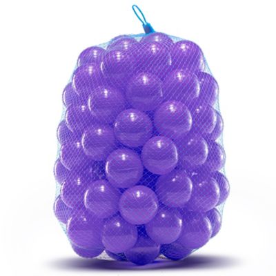 Upper Bounce Machrus Upper Bounce Crush Proof Plastic Trampoline Pit Balls, Purple, Pack of 100
