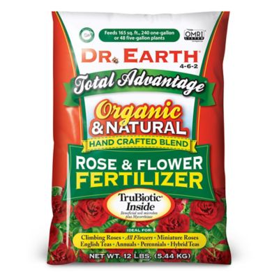 Dr. Earth Total Advantage Rose & Flower Fertilizer, 12 lb., 709
