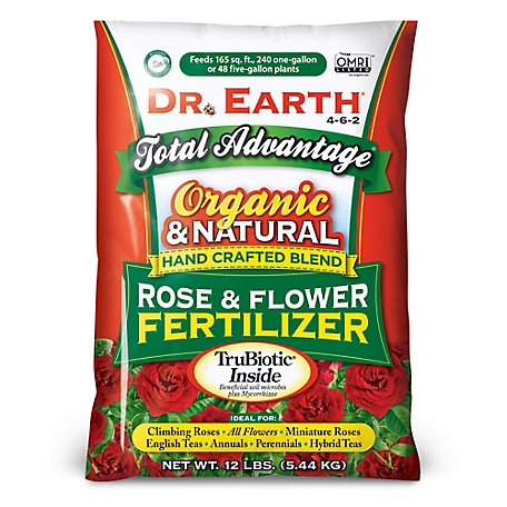 Dr. Earth Total Advantage Rose & Flower Fertilizer, 12 lb., 709