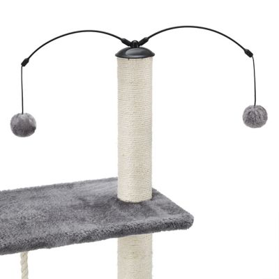 Image showing  53.5 in. Longshot Cat Tree, Gray