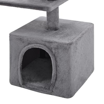 Image showing  53.5 in. Longshot Cat Tree, Gray