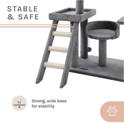 Image showing 7 th Sam's Pets 53.5 in. Longshot Cat Tree, Gray