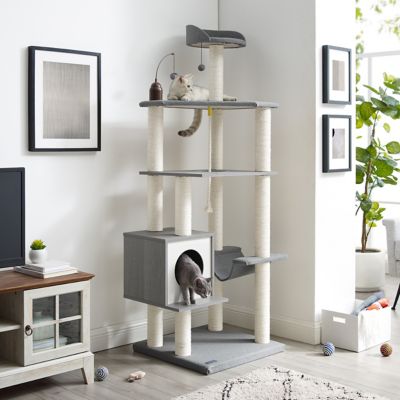 Sam's Pets 70.5 in. Tyrone Cat Tree, Gray