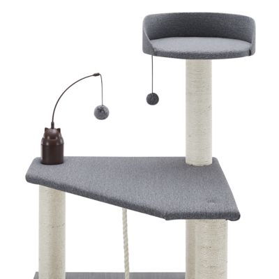 Image showing  70.5 in. Tyrone Cat Tree, Gray