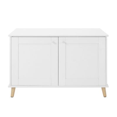 Image showing  Becky White Cat Litter Box Enclosure End Table, SP-CT1272WH