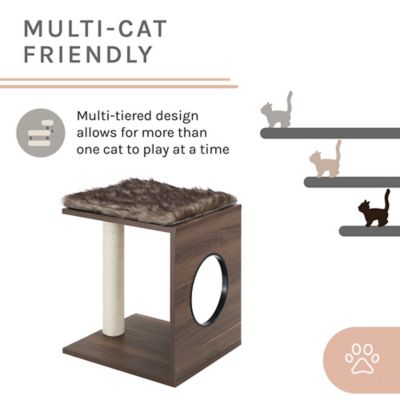 Image showing 5 th Sam's Pets 50 in. Sheree Cat Tree, Dark Brown