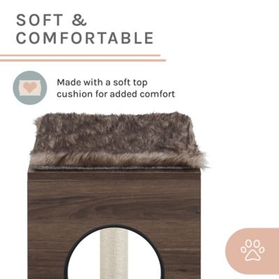 Image showing 8 th Sam's Pets 50 in. Sheree Cat Tree, Dark Brown