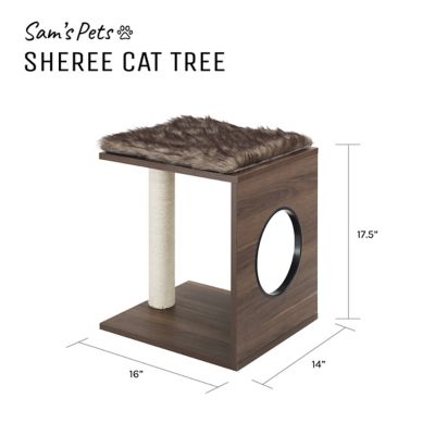 Image showing 9 th Sam's Pets 50 in. Sheree Cat Tree, Dark Brown