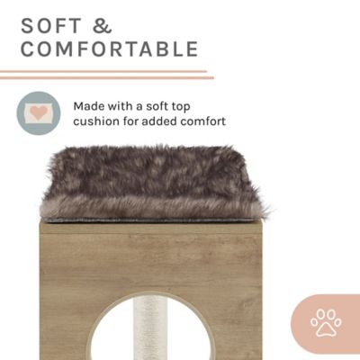 Image showing 8 th Sam's Pets 50 in. Sheree Cat Tree, Dark Brown