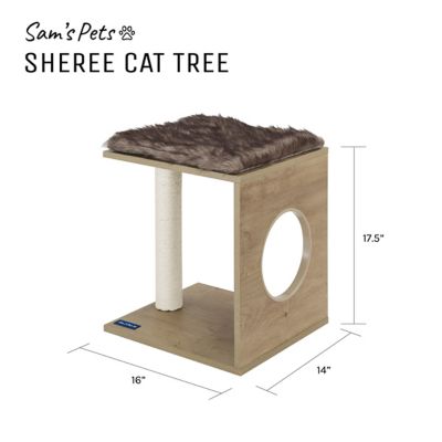 Image showing 9 th Sam's Pets 50 in. Sheree Cat Tree, Dark Brown