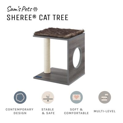 Image showing 5 th Sam's Pets 50 in. Sheree Cat Tree, Dark Brown