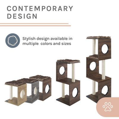 Image showing 7 th Sam's Pets 50 in. Sheree Cat Tree, Dark Brown