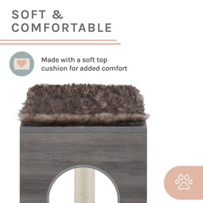 Image showing 8 th Sam's Pets 50 in. Sheree Cat Tree, Dark Brown