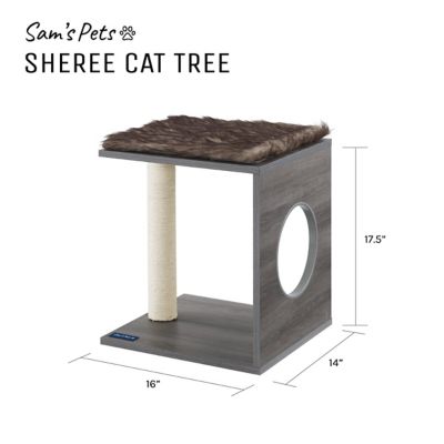 Image showing 9 th Sam's Pets 50 in. Sheree Cat Tree, Dark Brown